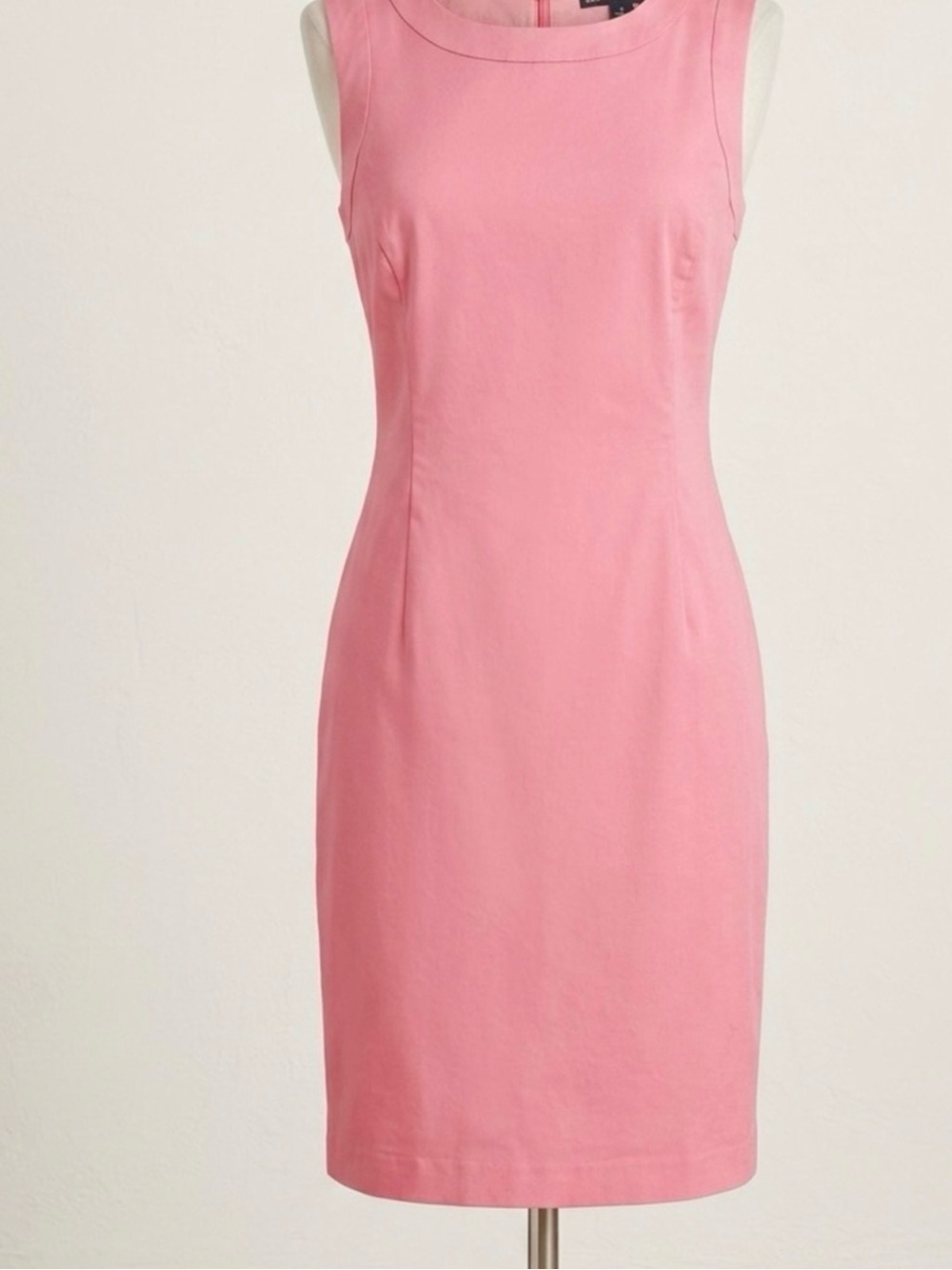 Brooks brothers Classic Sleeveless Pink Sheath Dress
